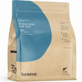 20% OFF: Boneve Beef & Hoki Skin & Coat Support Grain-Free Freeze-Dried Raw Dog Food dog grooming shampoo collar crate feeding supplies