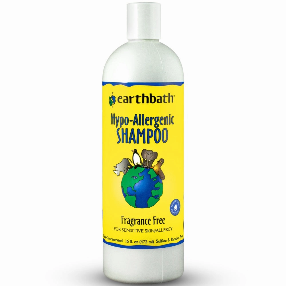 20% OFF: Earthbath Hypo-Allergenic Shampoo 16oz pet health pet wellness pet pain relief pet probiotic pet calming