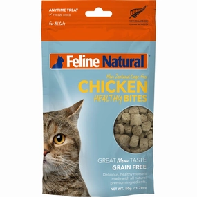 20% OFF: Feline Natural Healthy Bites Chicken Freeze-Dried Cat Treats 50g dog chew toys dog dental chews durable chew toys puppy chew toy bone chew