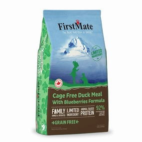 20% OFF: FirstMate Cage Free Duck Meal With Blueberries Formula Grain-Free Dry Cat Food cat general supplies cat toys cat grooming cat food cat litter