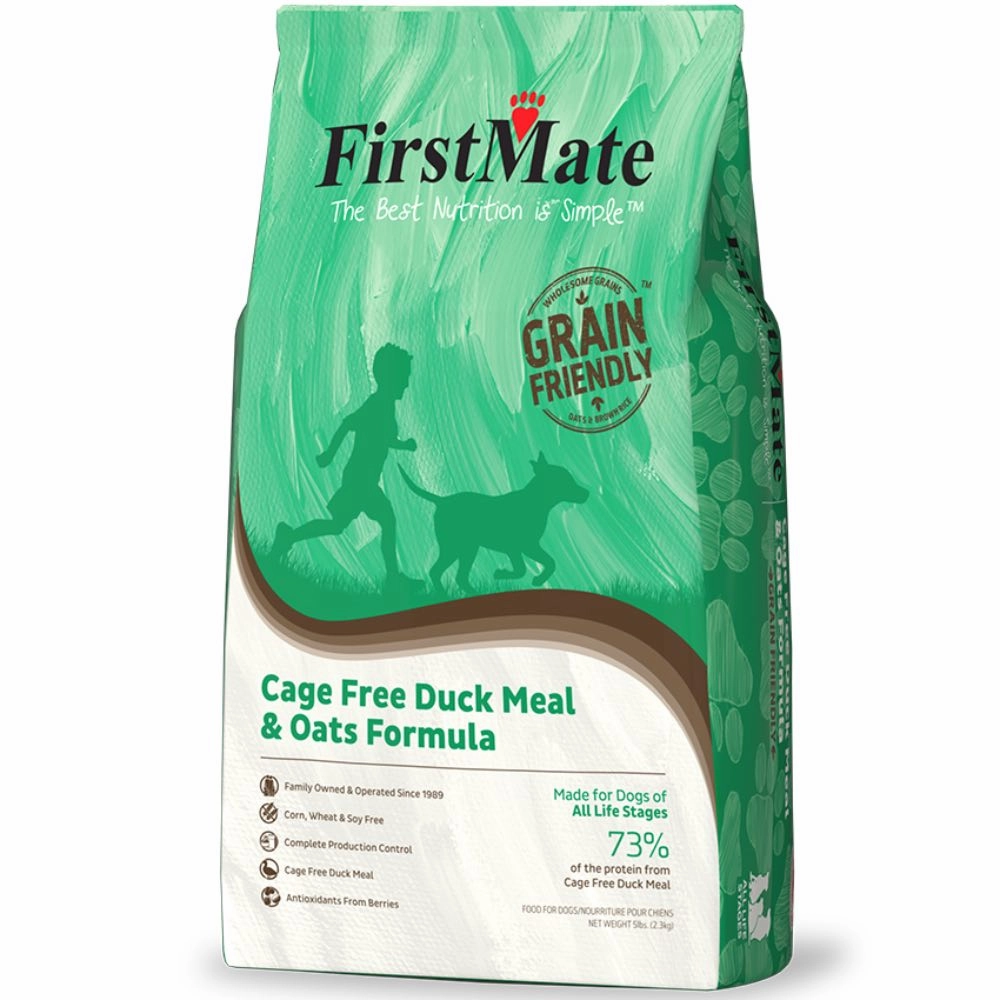 20% OFF: FirstMate Grain Friendly Duck & Oats Formula Dry Dog Food 2.3kg dog grooming shampoo collar crate feeding supplies