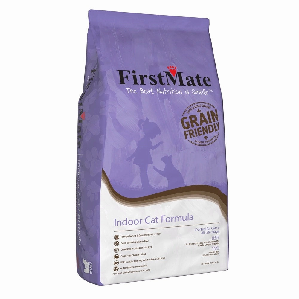 20% OFF: FirstMate Grain-Friendly Indoor Cat Formula Dry Cat Food kitten food wet kitten food kitten milk kitten treats grain free kitten food