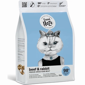 20% OFF: Good Noze NZ Beef & Rabbit Freeze-Dried Cat Food 350g cat snacks catnip treats healthy cat food cat reward treats low calorie cat food