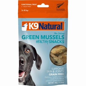20% OFF: K9 Natural Healthy Snacks Green Mussel Freeze Dried Dog Treats 50g dog grooming shampoo collar crate feeding supplies