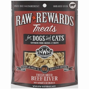 20% OFF: Northwest Naturals Raw Rewards Beef Liver Freeze-Dried Dog & Cat Treats 3oz dog grooming shampoo collar crate feeding supplies