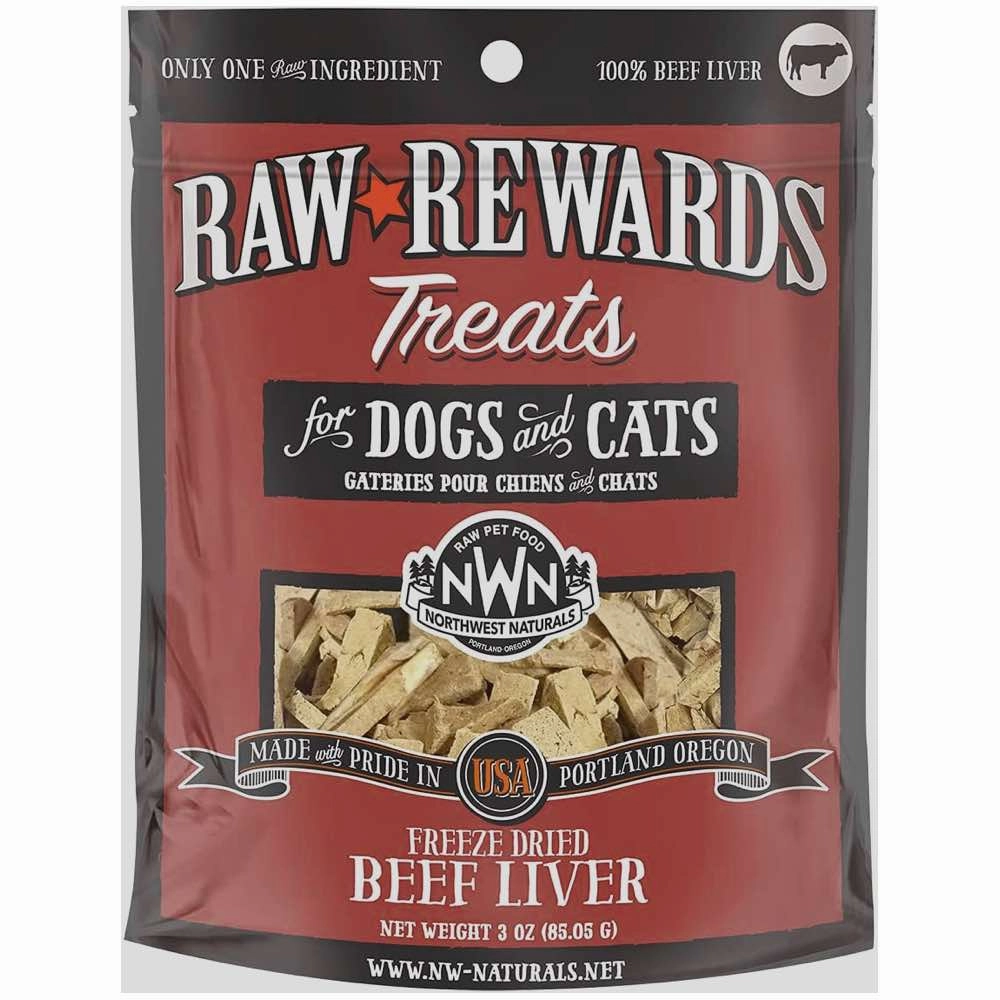 20% OFF: Northwest Naturals Raw Rewards Beef Liver Freeze-Dried Dog & Cat Treats 3oz dog grooming shampoo collar crate feeding supplies