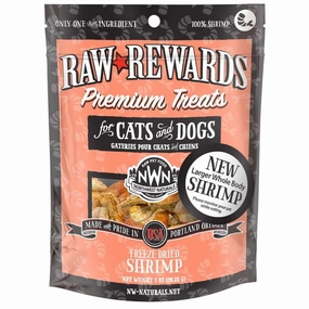20% OFF: Northwest Naturals Raw Rewards Shrimp Freeze-Dried Dog & Cat Premium Treats 1oz dog chew toys dog dental chews durable chew toys puppy chew toy bone chew