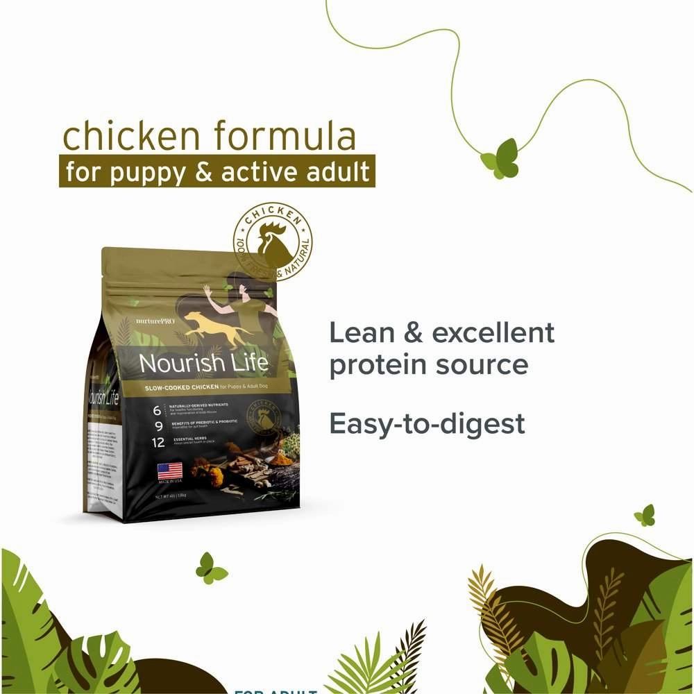 20% OFF: Nurture Pro Nourish Life Chicken Puppy & Adult Dry Dog Food