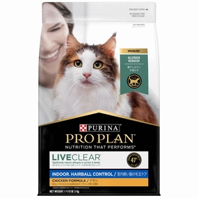 20% OFF: Pro Plan LiveClear Indoor Hairball Control Chicken Dry Cat Food kitten food wet kitten food kitten milk kitten treats grain free kitten food