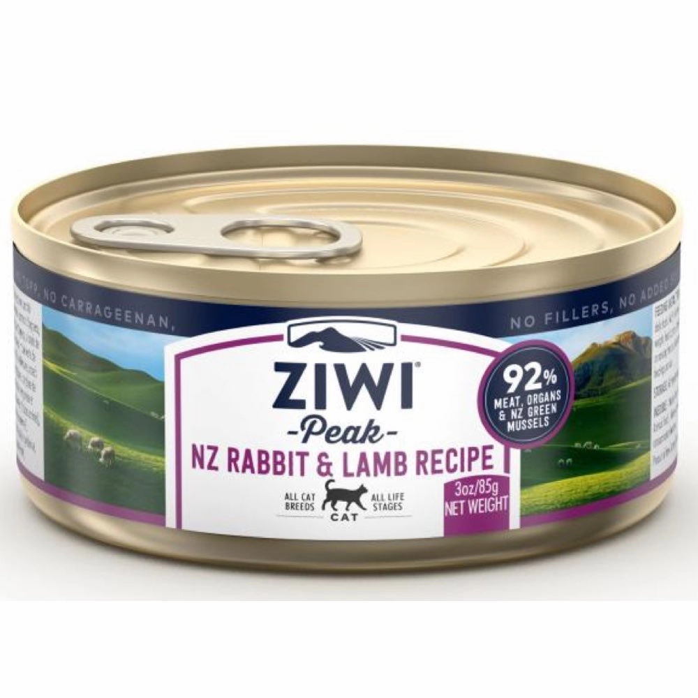 20% OFF: Ziwi Peak Rabbit & Lamb Canned Cat Food 85g cat general supplies cat toys cat grooming cat food cat litter