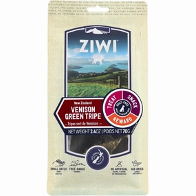 20% OFF: Ziwi Peak Venison Green Tripe Air-Dried Dog Treats 70g dog grooming shampoo collar crate feeding supplies