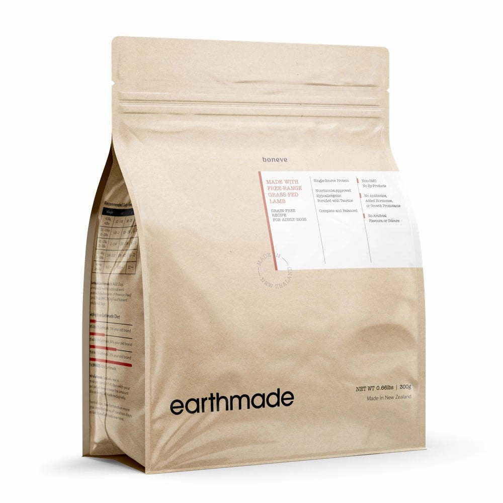 24% OFF: Boneve Earthmade Free-Range Grass-Fed Lamb Grain-Free Adult Dry Dog Food
