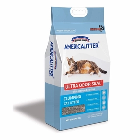 25% OFF: America Litter Ultra ODOUR SEAL Clumping Cat Litter 10L kitten supplies kitten toys kitten food kitten litter box kitten bed