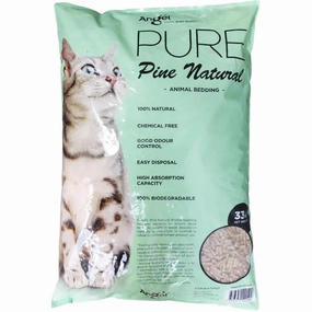 25% OFF: Angel Pine Natural Animal Bedding Cat Pine Litter 33lb kitten supplies kitten toys kitten food kitten litter box kitten bed