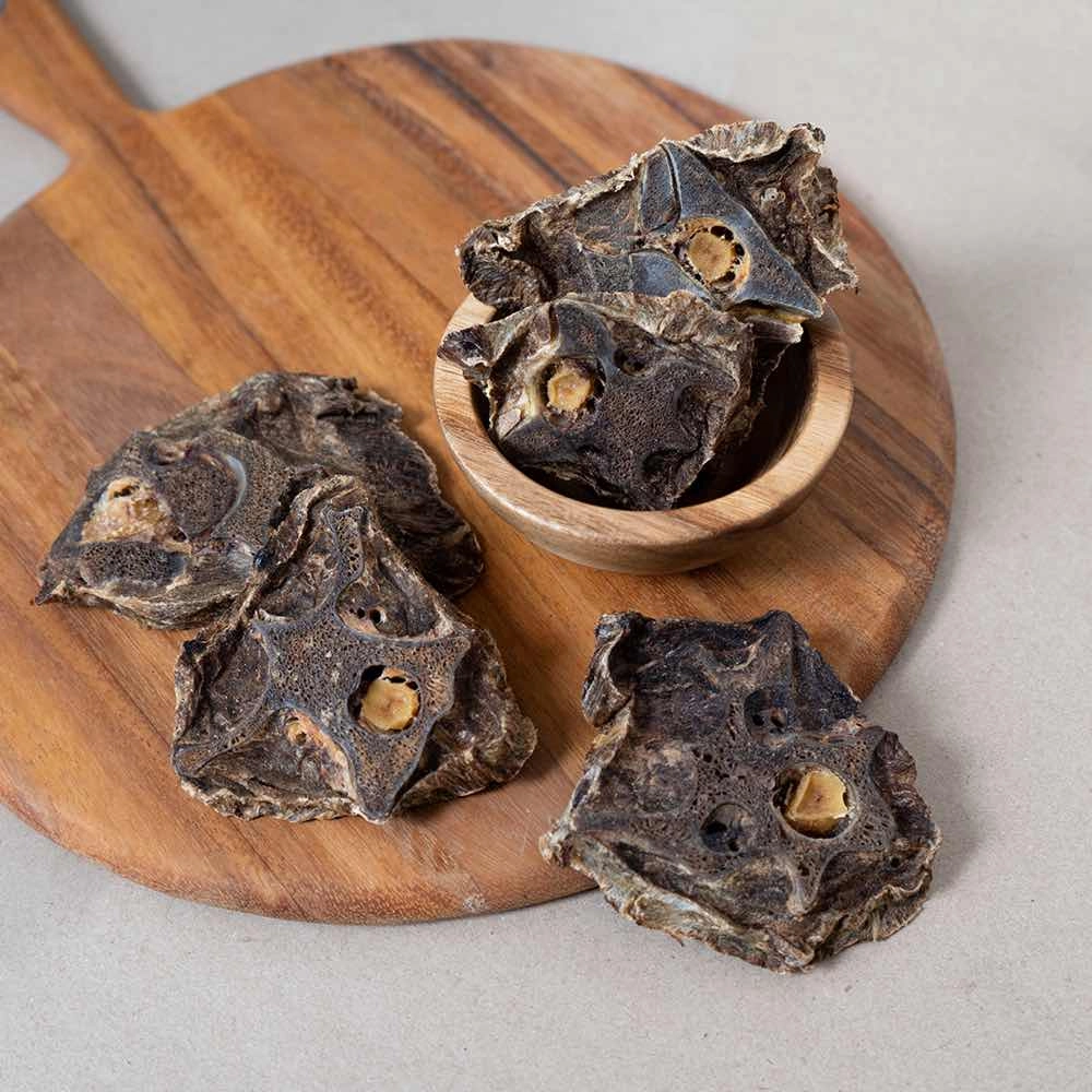 25% OFF: Boneve Earthmade Free-Range Grass-Fed Venison Neck Bone Slice Air-Dried Dog Chews 100g