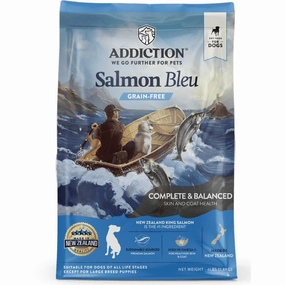 25% OFF/BUNDLE DEAL: Addiction Salmon Bleu Grain-Free Dry Dog Food dog grooming shampoo collar crate feeding supplies