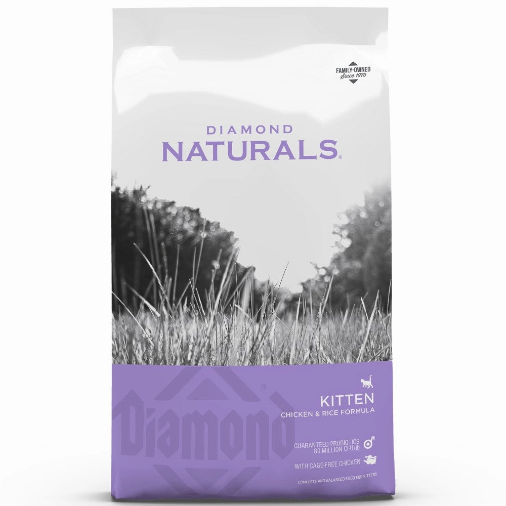 25% OFF: Diamond Naturals Kitten Dry Cat Food 3kg cat snacks catnip treats healthy cat food cat reward treats low calorie cat food