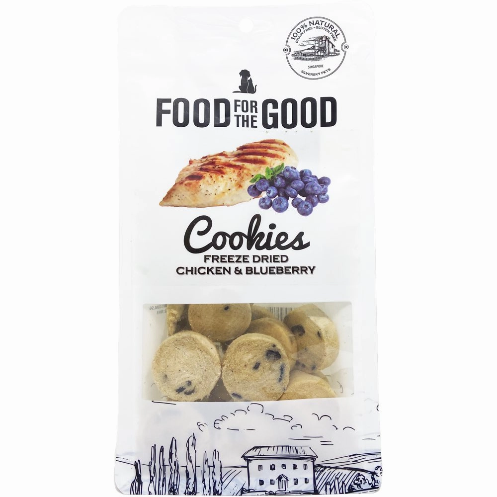 25% OFF: Food For The Good Chicken & Blueberry Cookies Freeze-Dried Treats For Cats & Dogs 70g fly trap horse fly spray poultry fly control fly repellent farm fly solution