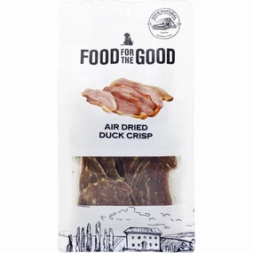 25% OFF: Food For The Good Duck Crisp Air-Dried Treats For Cats & Dogs 100g dog chew toys dog dental chews durable chew toys puppy chew toy bone chew