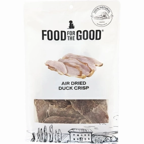 25% OFF: Food For The Good Duck Crisp Air-Dried Treats For Cats & Dogs 170g dog chew toys dog dental chews durable chew toys puppy chew toy bone chew