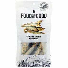 25% OFF: Food For The Good Herring Freeze-Dried Treats For Cats & Dogs 50g dog grooming shampoo collar crate feeding supplies