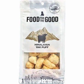 25% OFF: Food For The Good Himalayan Yak Puff Grain-Free Dog Treats 65g no pull dog harness nylon dog leash dog walking set dog vest harness pet lead
