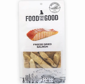 25% OFF: Food For The Good Salmon Freeze-Dried Treats For Cats & Dogs 60g dog chew toys dog dental chews durable chew toys puppy chew toy bone chew
