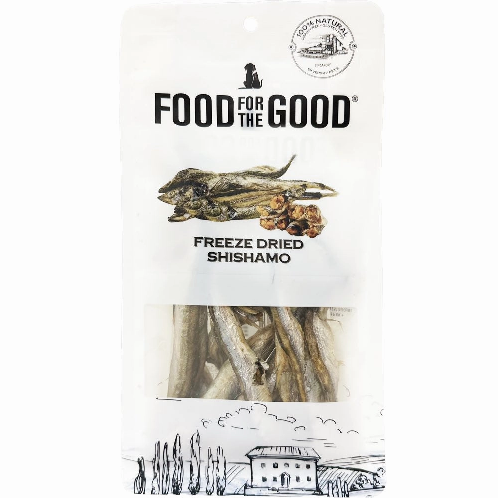 25% OFF: Food For The Good Shishamo Freeze-Dried Treats For Cats & Dogs 50g dog grooming shampoo collar crate feeding supplies