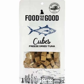 25% OFF: Food For The Good Tuna Cubes Freeze-Dried Treats For Cats & Dogs 70g dry cat food cat treats grain free cat food kitten treats cat dental treats