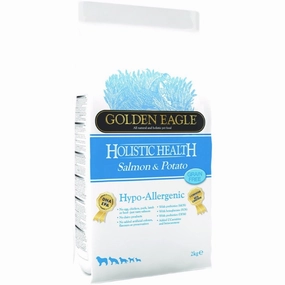 25% OFF: Golden Eagle Holistic Health Grain Free Hypo-Allergenic Salmon & Potato Dry Dog Food freeze dried dog treats dog freeze snacks raw dog treat dehydrated dog food meat dog snack