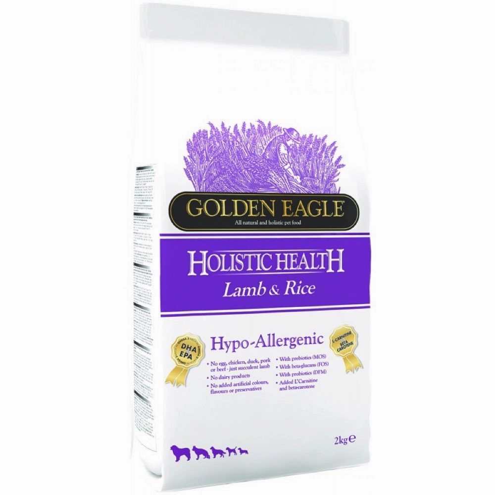 25% OFF: Golden Eagle Holistic Health Hypo-Allergenic Lamb & Rice Dry Dog Food freeze dried dog treats dog freeze snacks raw dog treat dehydrated dog food meat dog snack