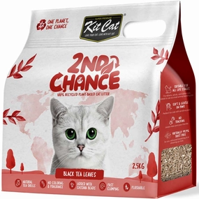 25% OFF: Kit Cat 2nd Chance Black Tea Leaves Clumping Cat Litter 2.5kg kitten supplies kitten toys kitten food kitten litter box kitten bed