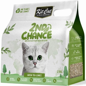 25% OFF: Kit Cat 2nd Chance Green Tea Leaves Clumping Cat Litter 2.5kg kitten supplies kitten toys kitten food kitten litter box kitten bed