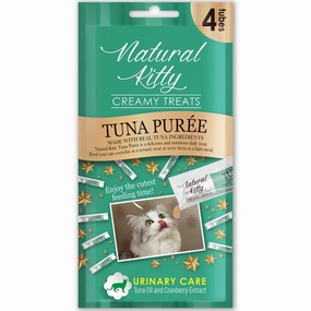 25% OFF: Natural Kitty Functional Urinary Care Tuna Pure Creamy Liquid Cat Treats 48g dog chew toys dog dental chews durable chew toys puppy chew toy bone chew