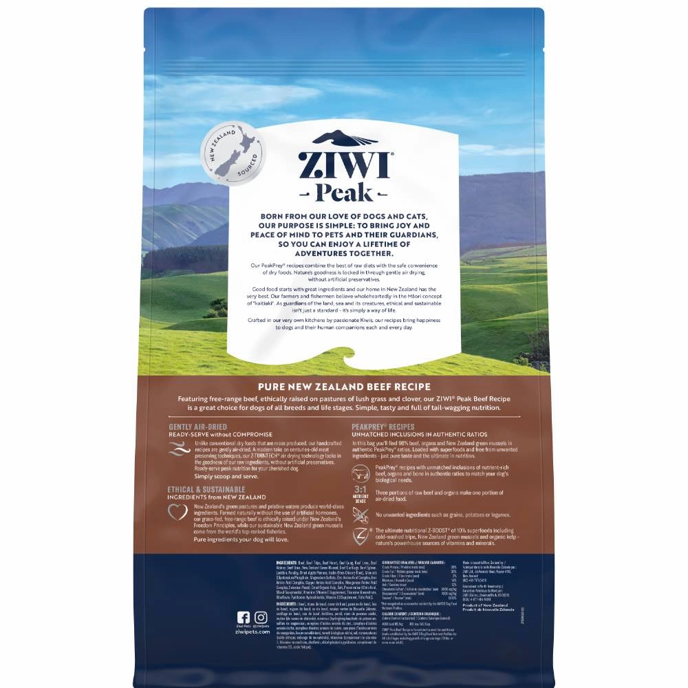 25% OFF: Ziwi Peak Air-Dried Beef Dog Food