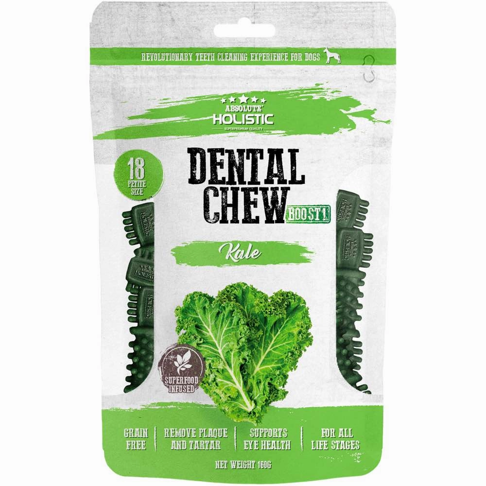 2 FOR $12.80: Absolute Holistic Boost Kale Petite Grain-Free Dental Dog Chews 160g chicken fence goat pen animal fencing electric fencing portable livestock fence