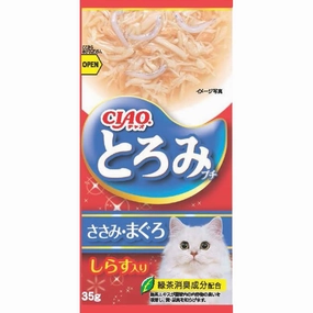 2 FOR $14: Ciao Toromi Line Chicken Fillet, Tuna & Whitebait Grain-Free Pouch Wet Cat Treats 35g x 4 cat general supplies cat toys cat grooming cat food cat litter