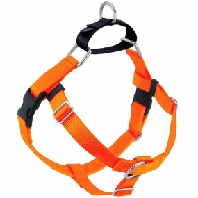 2 Hounds Design Freedom No-Pull Dog Harness & Leash - Neon Orange/Black grain free dog food natural dog biscuits high protein dog food dog food pack dog meat sticks