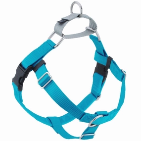 2 Hounds Design Freedom No-Pull Dog Harness & Leash - Turquoise/Silver grain free dog food natural dog biscuits high protein dog food dog food pack dog meat sticks