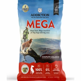30% OFF: Addiction Mega Grain Free Dry Dog Food 44lb (20kg) dog toys interactive dog toy plush dog toy dog rope toy squeaky toy