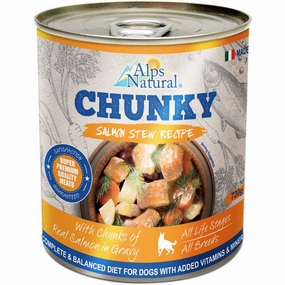 30% OFF: Alps Natural Chunky Salmon Stew Recipe Canned Dog Food 720g dog toys interactive dog toy plush dog toy dog rope toy squeaky toy