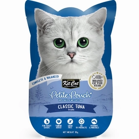 30% OFF: Kit Cat Petite Pouch Classic Tuna In Aspic Grain-Free Pouch Cat Food 70g x 12 dry cat food cat treats grain free cat food kitten treats cat dental treats