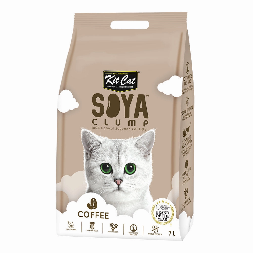 30% OFF: Kit Cat Soya Clump Coffee Cat Litter 7L pet health pet wellness pet pain relief pet probiotic pet calming
