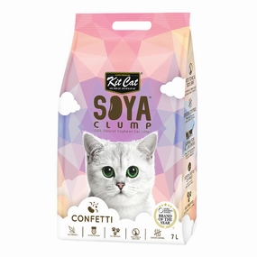 30% OFF: Kit Cat Soya Clump Confetti Cat Litter 7L kitten supplies kitten toys kitten food kitten litter box kitten bed