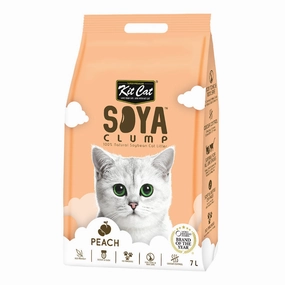30% OFF: Kit Cat Soya Clump Peach Cat Litter 7L kitten supplies kitten toys kitten food kitten litter box kitten bed
