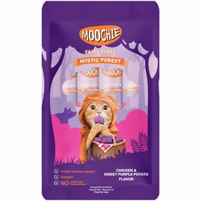 30% OFF: Moochie Fairy Puree Chicken & Purple Sweet Potato Liquid Cat Treats dry cat food cat treats grain free cat food kitten treats cat dental treats