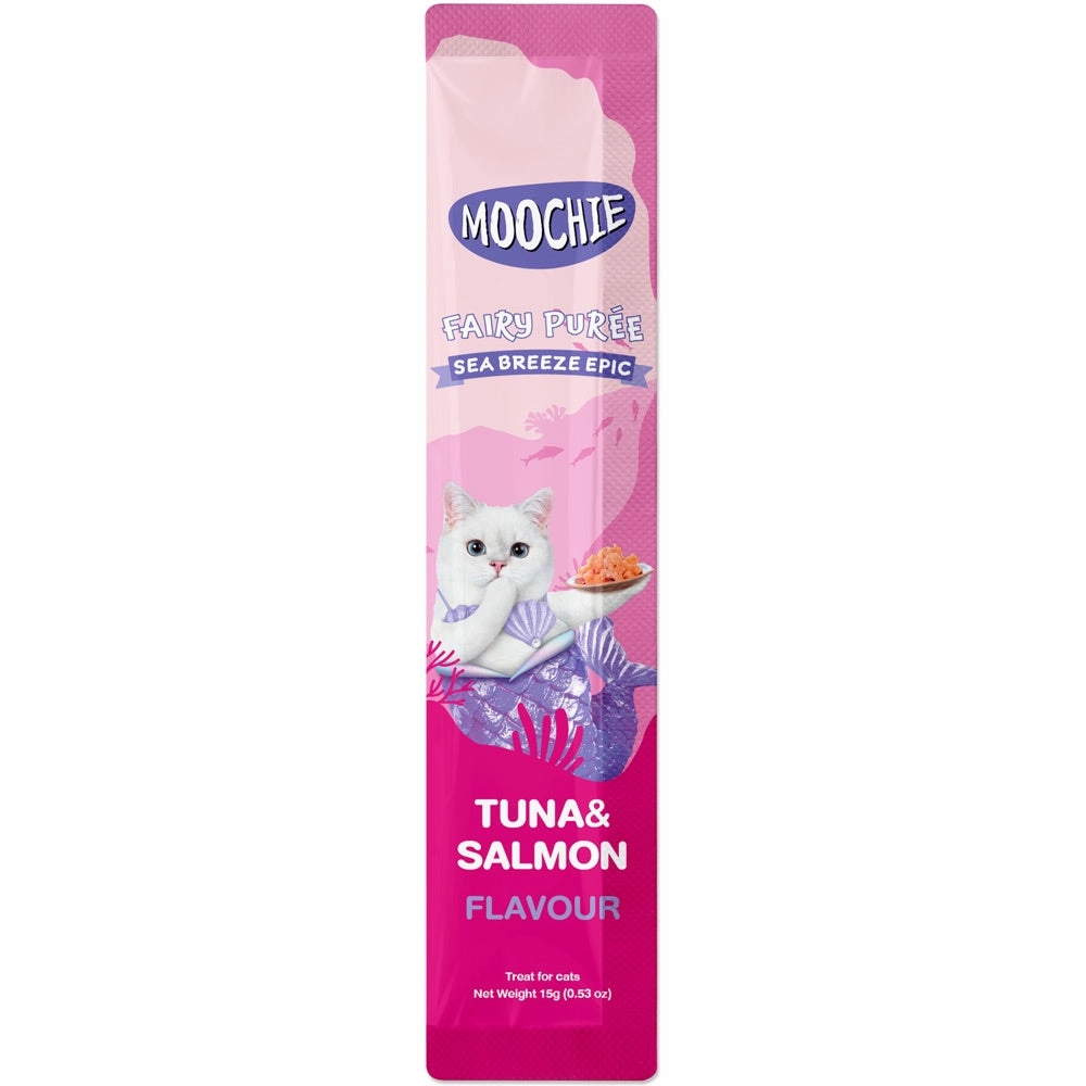 30% OFF: Moochie Fairy Puree Tuna & Salmon Liquid Cat Treats