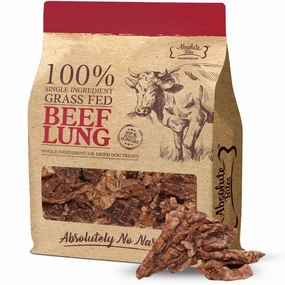 33% OFF: Absolute Bites Beef Lung Air-Dried Dog Treats dog toys interactive dog toy plush dog toy dog rope toy squeaky toy