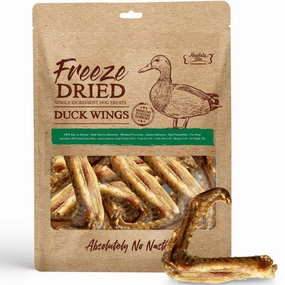 33% OFF: Absolute Bites Duck Wing Freeze Dried Raw Dog Treat 70g dog toys interactive dog toy plush dog toy dog rope toy squeaky toy