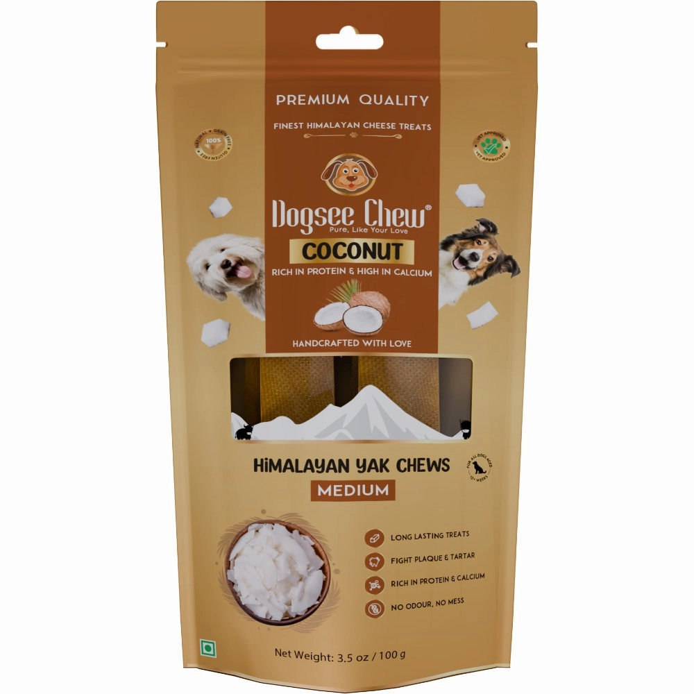 33% OFF: Dogsee Himalayan Yak Chew Dog Treats 100g